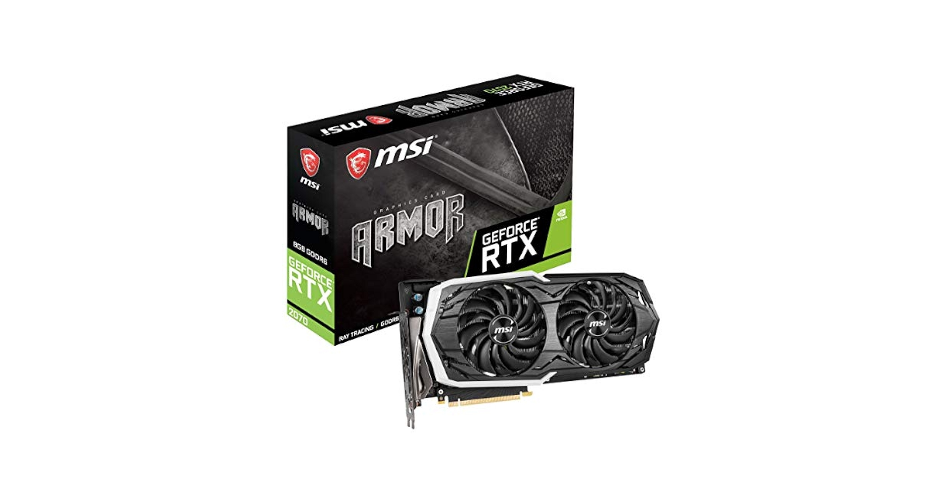 PCパーツ MSI RTX 2070 ARMOR 8GB Amazon.com: MSI GAMING GeForce RTX 2070 8GB GDRR6 256-bit